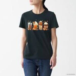 CHARCOAL FALL PUMPKIN SPICE DRINKS T SHIRT - 2XL